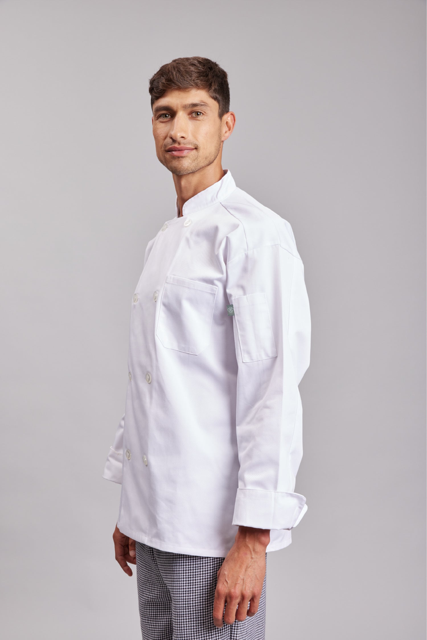Chaqueta Prime Chef Unisex Boston Blanca