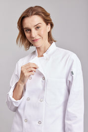 Chaqueta Prime Chef Mujer Boston Blanca