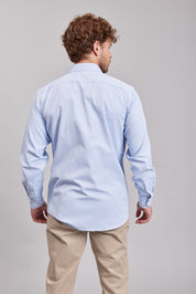 Camisa Oxford Light M/L Celeste Oscuro Hombre