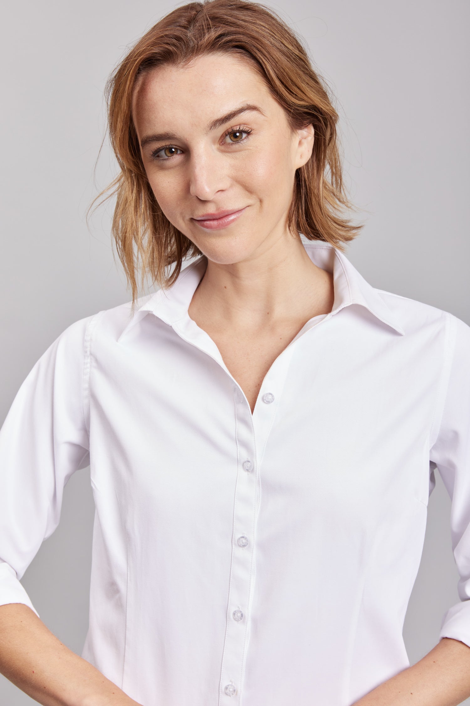 Blusa Light M/L Blanca Mujer