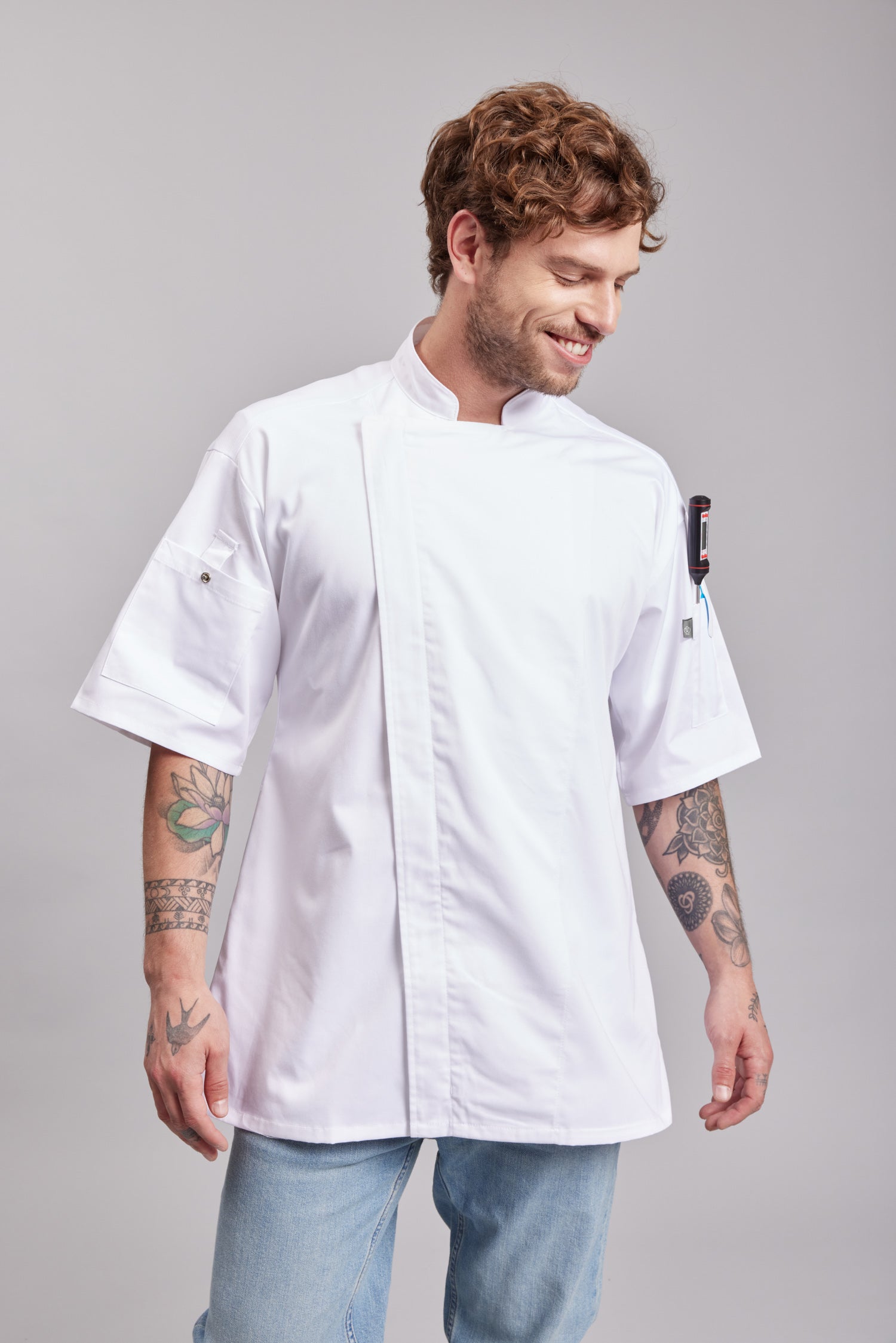 Chaqueta Prime Chef Unisex Tampa Blanca