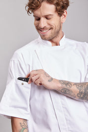 Chaqueta Prime Chef Unisex Tampa Blanca