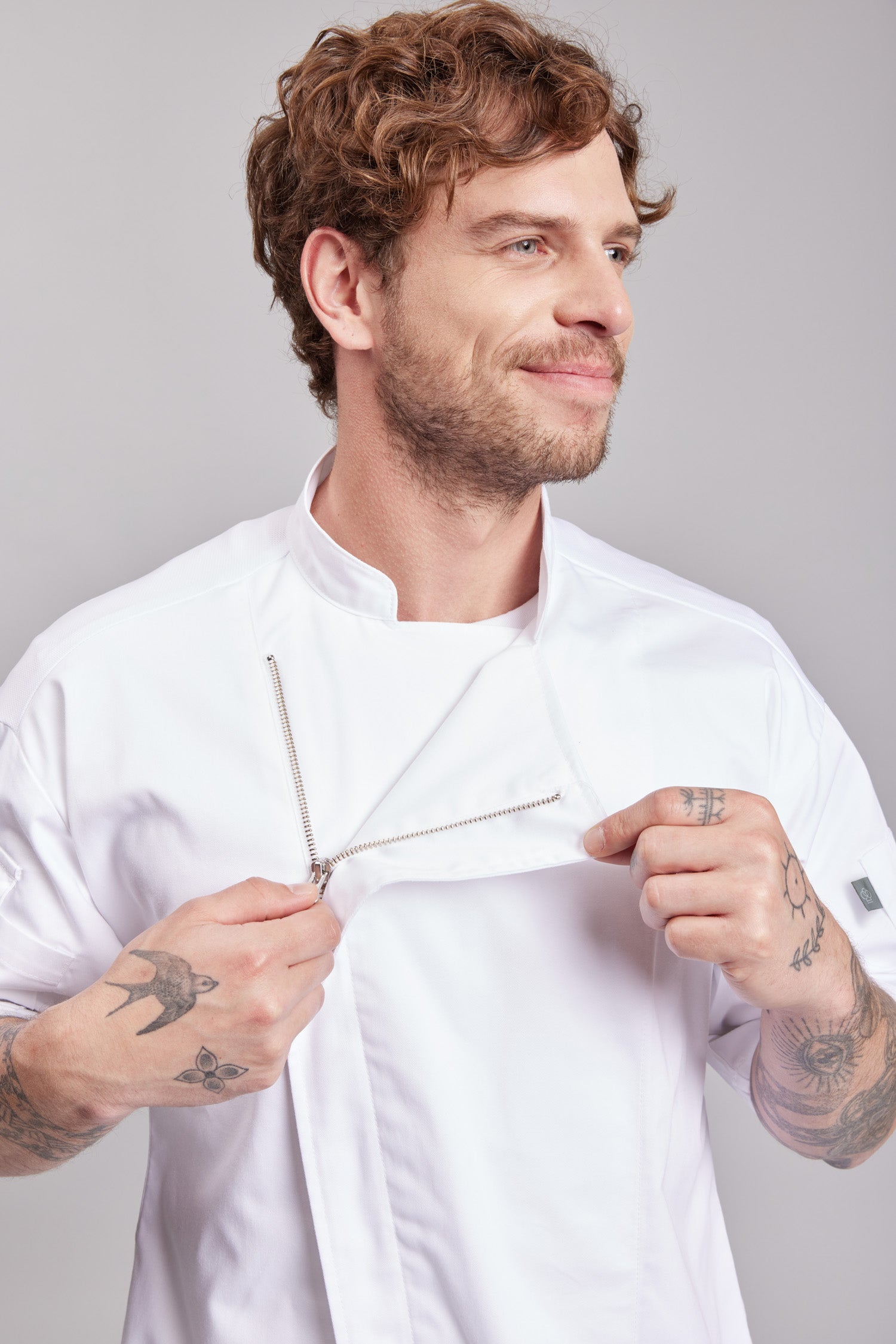 Chaqueta Prime Chef Unisex Tampa Blanca