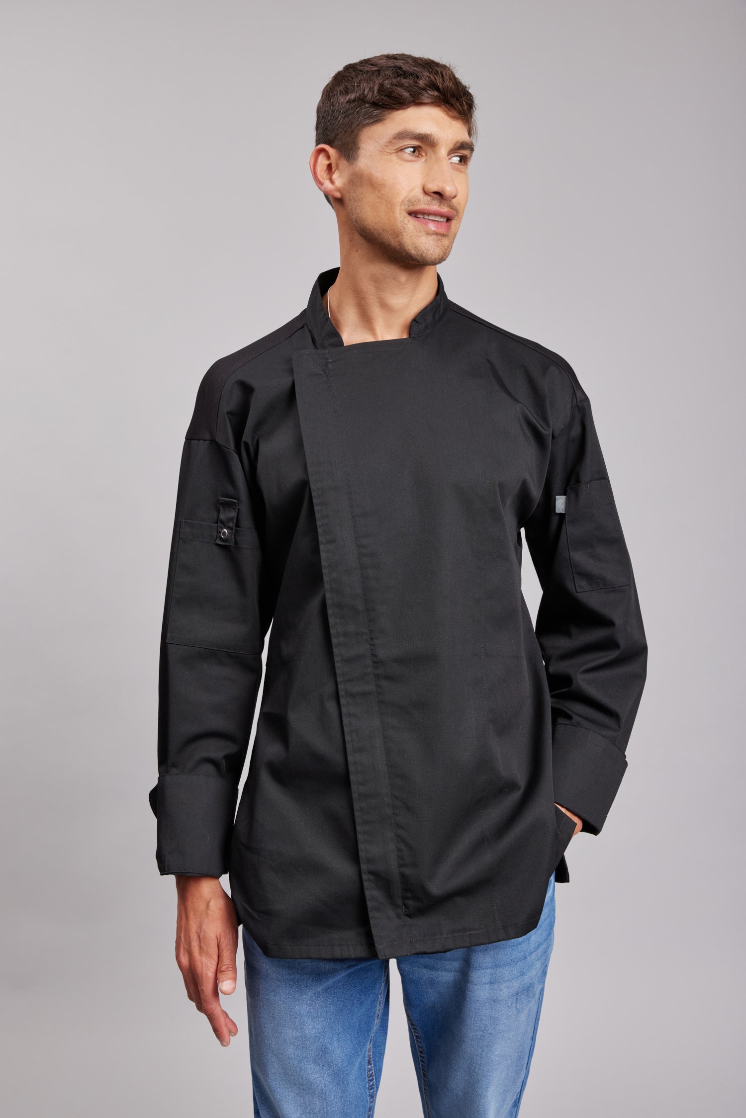 Chaqueta Prime Chef Unisex Madison Negra