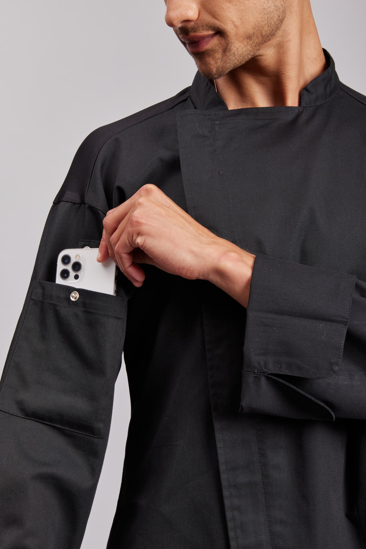 Chaqueta Prime Chef Unisex Madison Negra