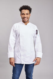 Chaqueta Prime Chef Unisex Madison Blanca