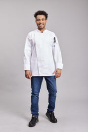Chaqueta Prime Chef Unisex Madison Blanca