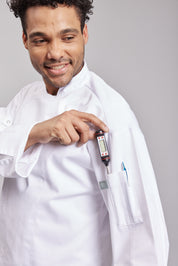 Chaqueta Prime Chef Unisex Madison Blanca