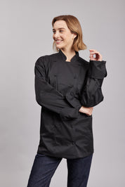 Chaqueta Prime Chef Unisex Augusta Negra