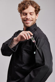 Chaqueta Prime Chef Unisex Augusta Negra