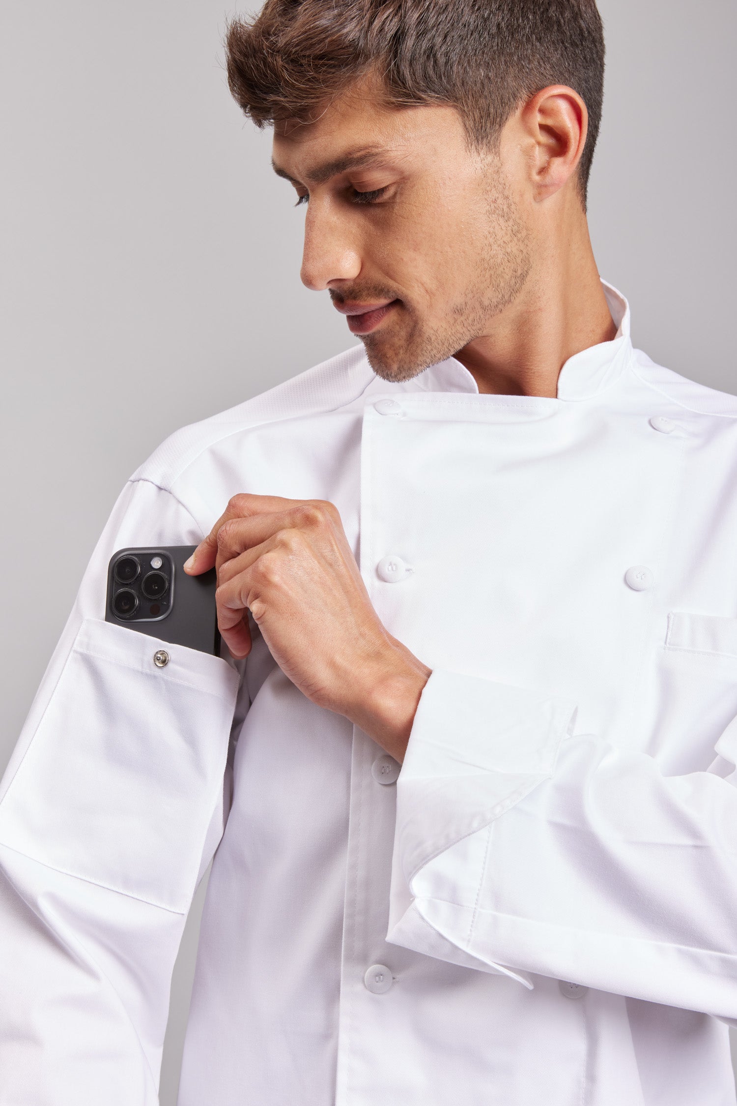 Chaqueta Prime Chef Unisex Augusta Blanca