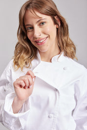 Chaqueta Prime Chef Unisex Augusta Blanca