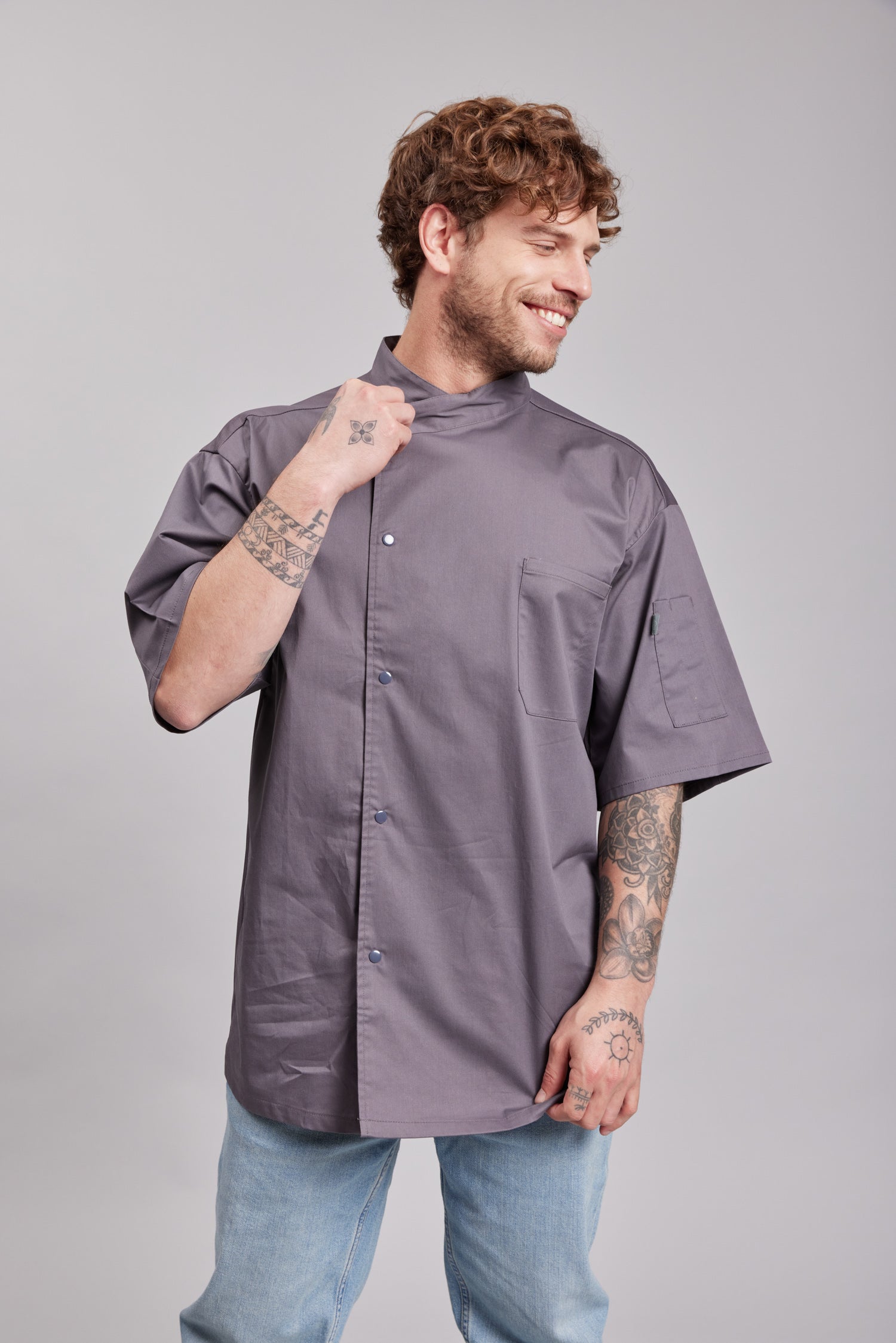 Chaqueta Prime Chef Unisex Daytona Gris