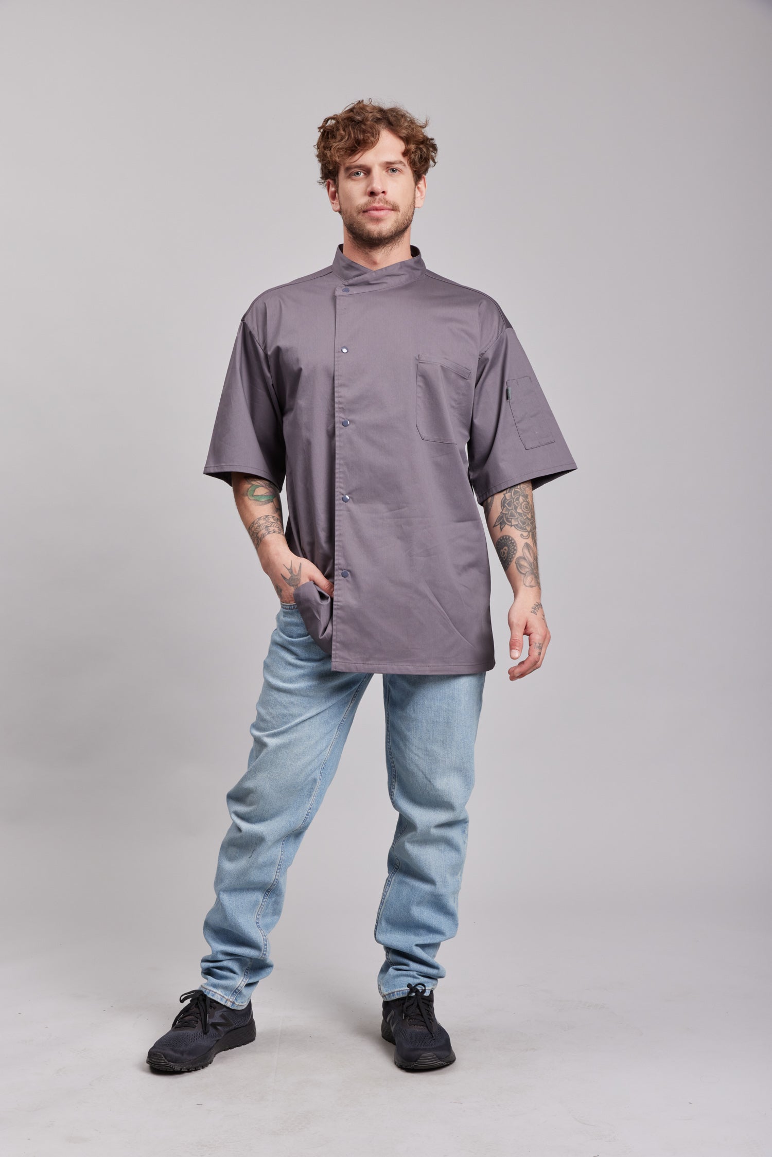 Chaqueta Prime Chef Unisex Daytona Gris