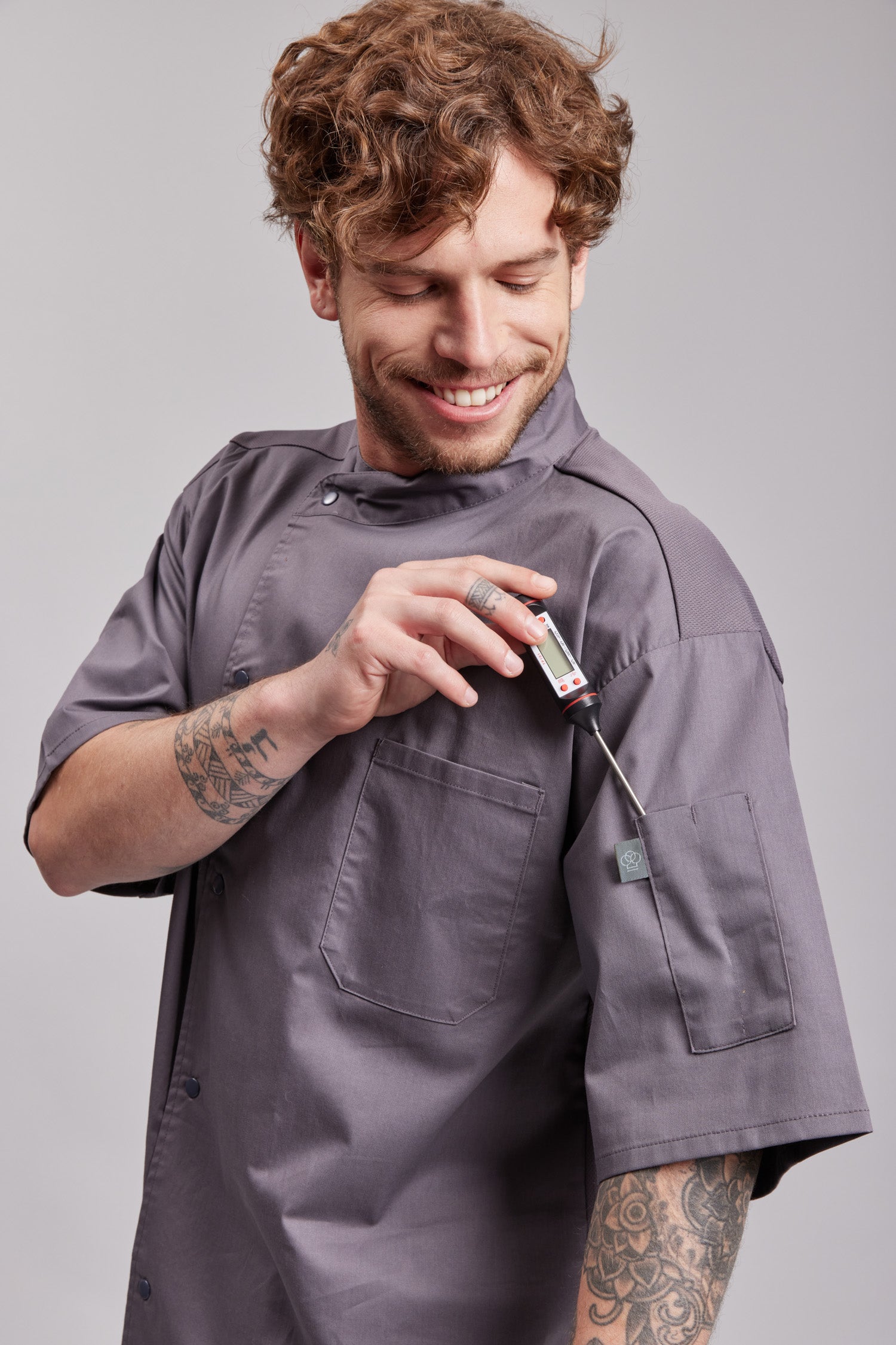 Chaqueta Prime Chef Unisex Daytona Gris