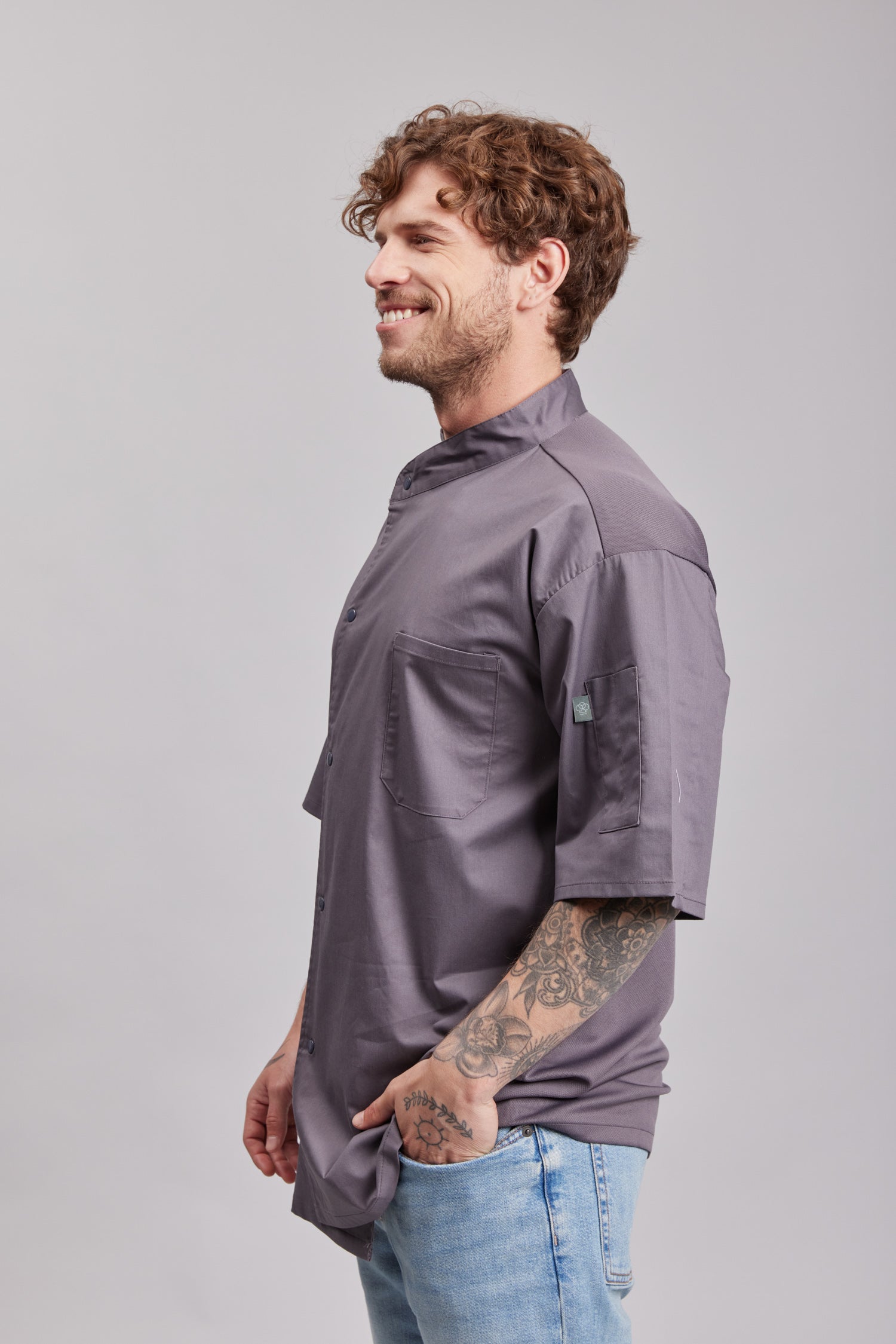 Chaqueta Prime Chef Unisex Daytona Gris