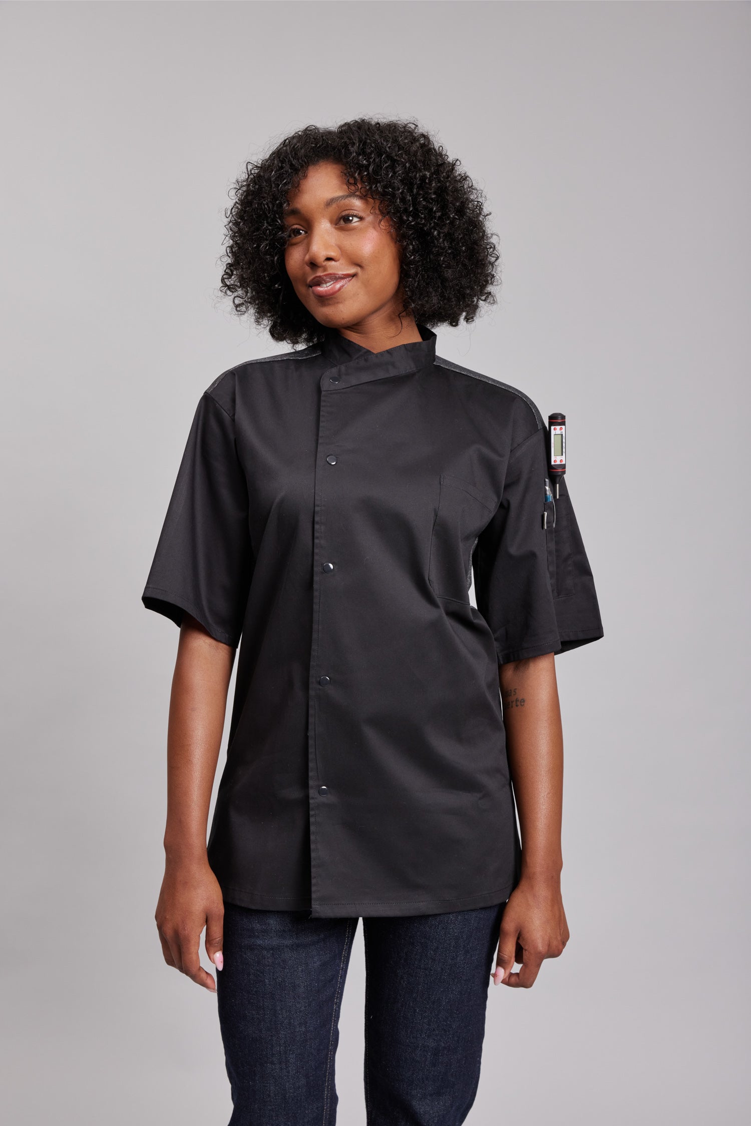 Chaqueta Prime Chef Unisex Dallas Negra