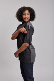 Chaqueta Prime Chef Unisex Dallas Negra