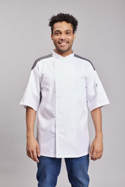 Chaqueta Prime Chef Unisex Dallas Blanca