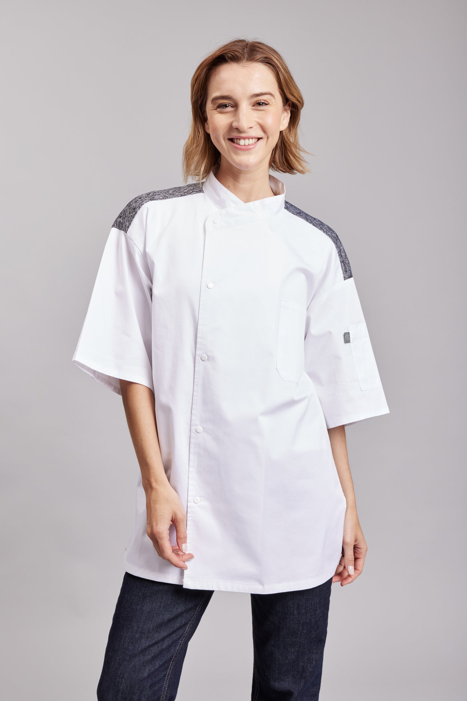 Chaqueta Prime Chef Unisex Dallas Blanca