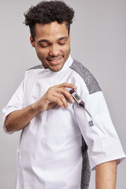 Chaqueta Prime Chef Unisex Dallas Blanca