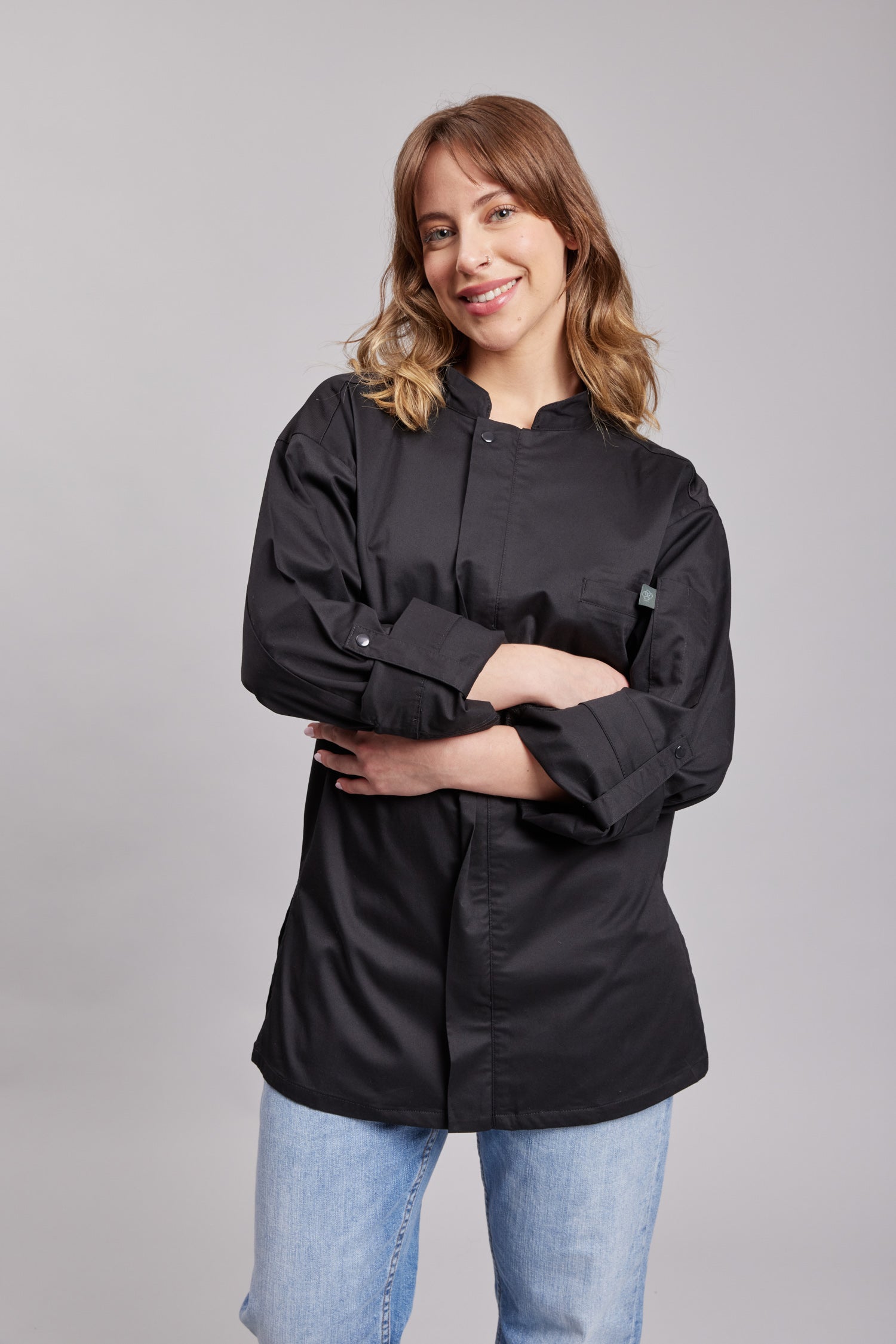 Chaqueta Prime Chef Unisex Cleveland Negra