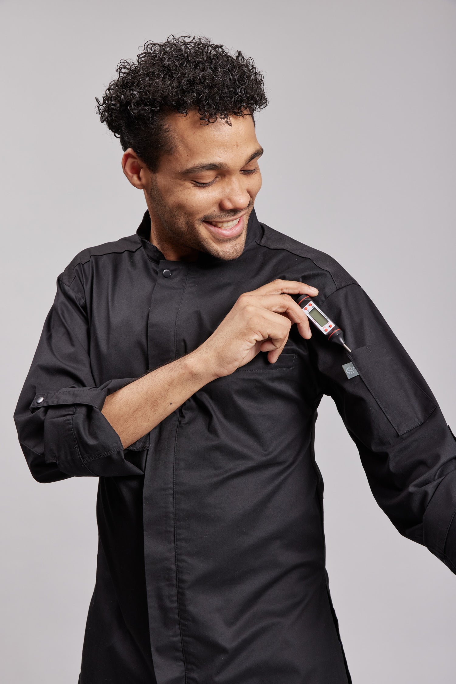 Chaqueta Prime Chef Unisex Cleveland Negra