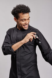 Chaqueta Prime Chef Unisex Cleveland Negra