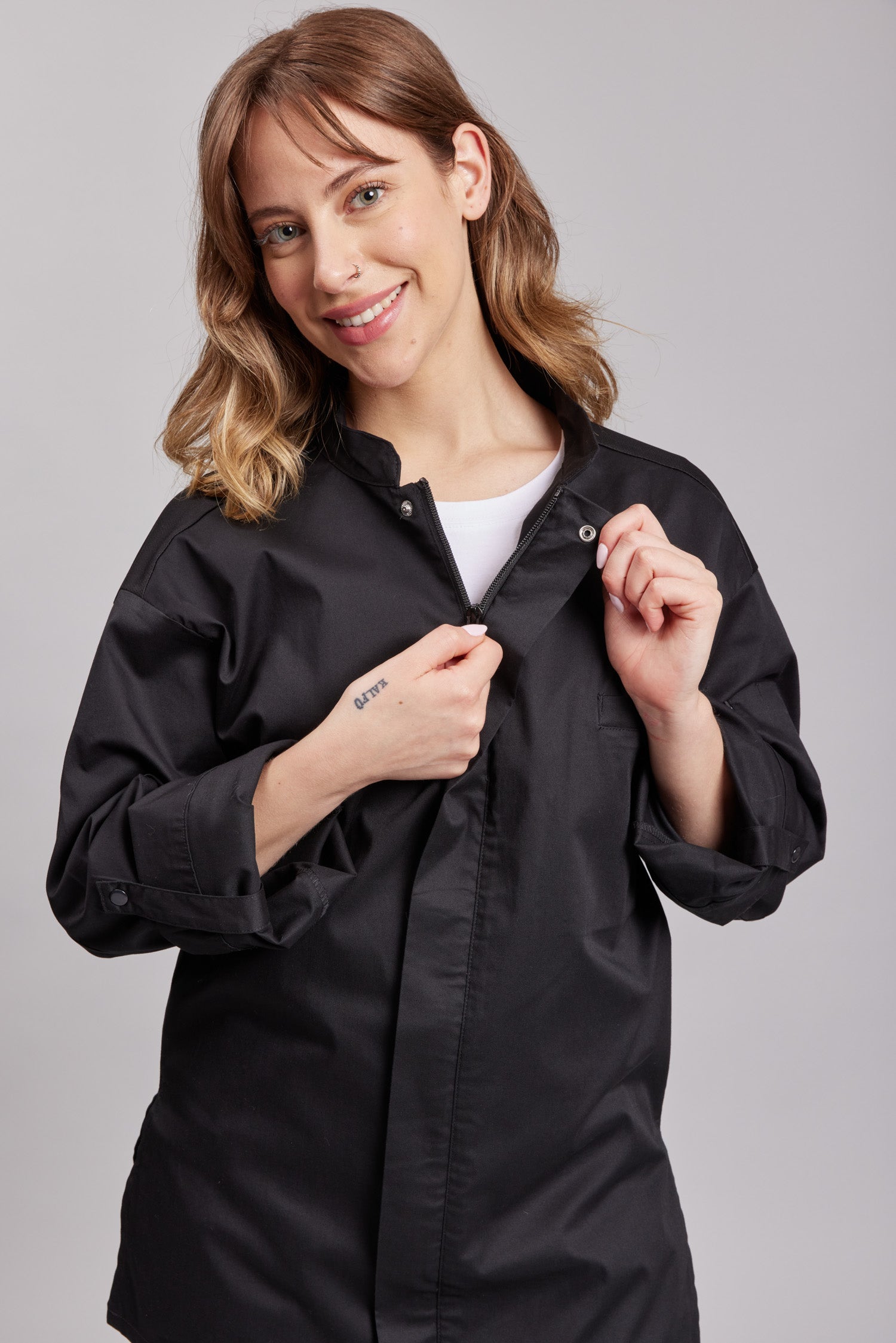 Chaqueta Prime Chef Unisex Cleveland Negra