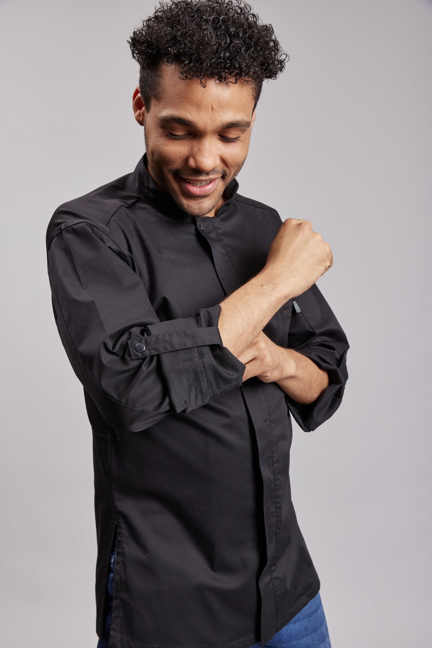 Chaqueta Prime Chef Unisex Cleveland Negra