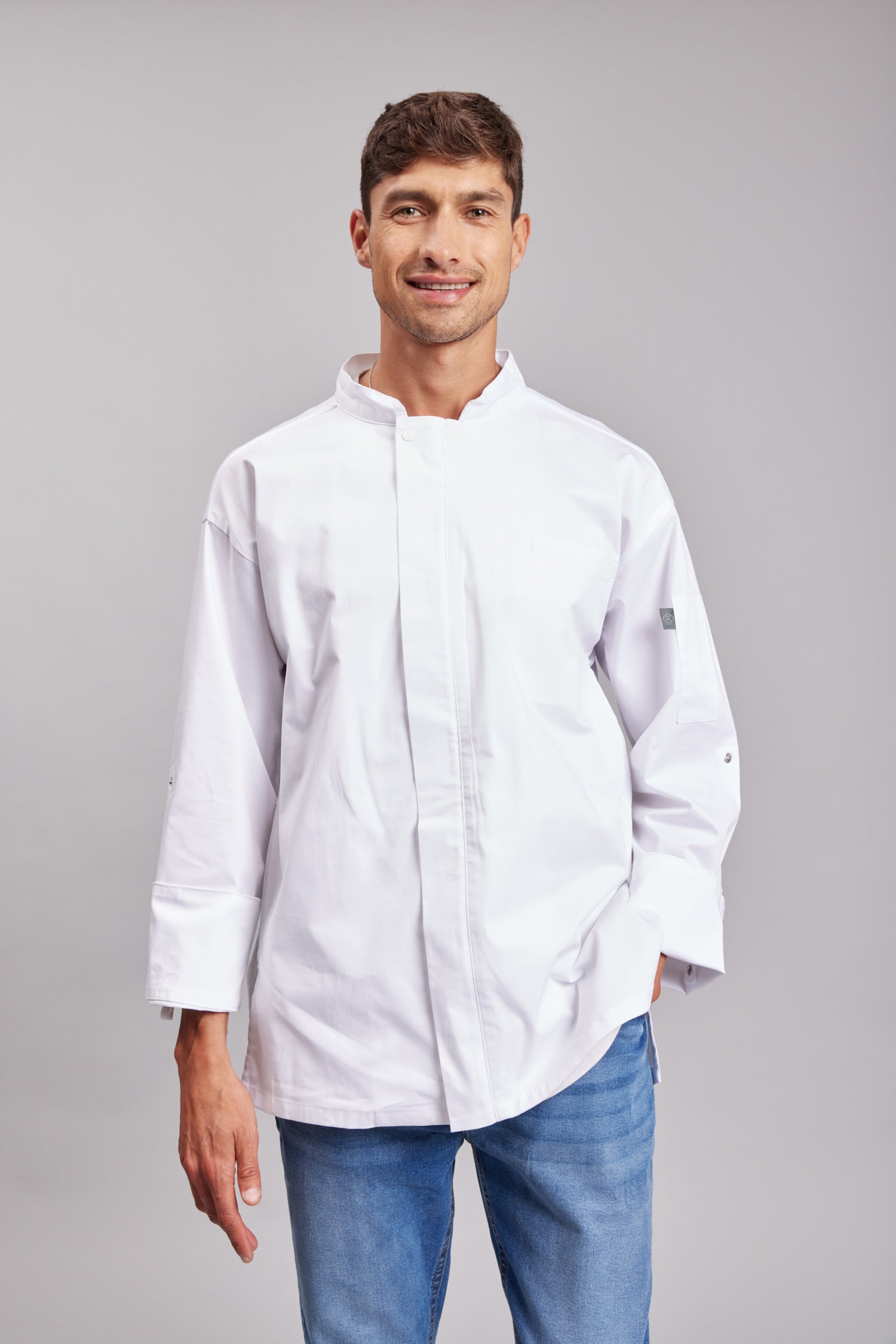 Chaqueta Prime Chef Unisex Cleveland Blanca