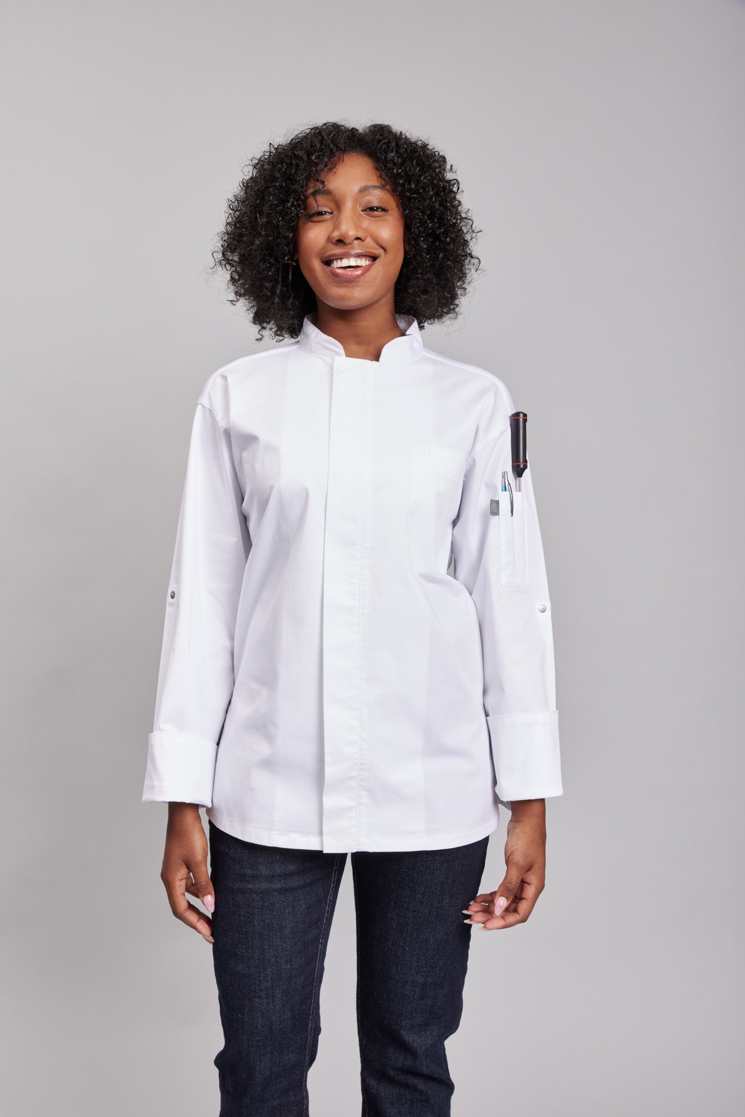Chaqueta Prime Chef Unisex Cleveland Blanca