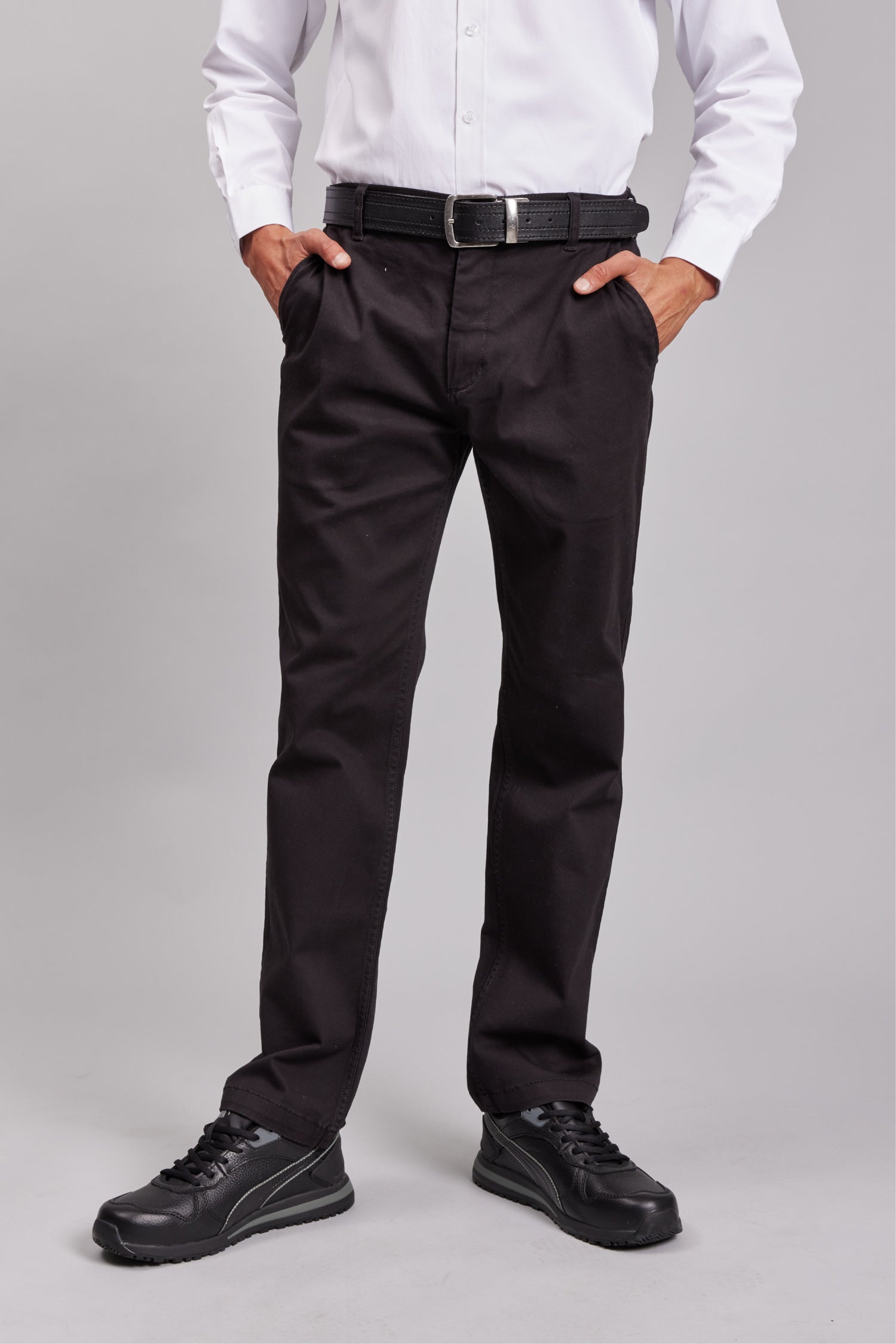 Pantalón Casual Slim Negro Hombre