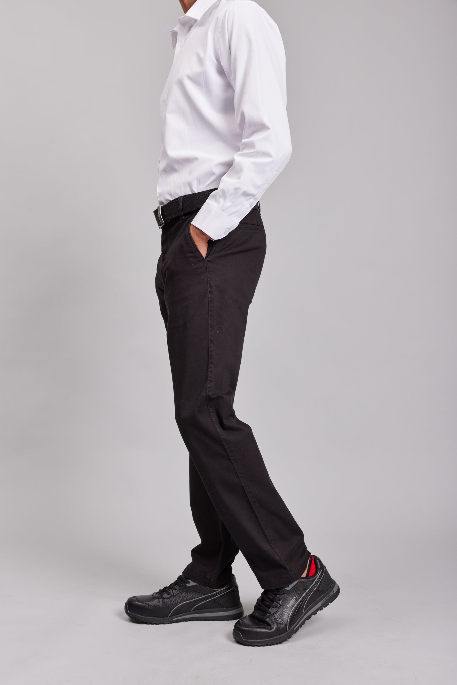 Pantalón Casual Slim Negro Hombre