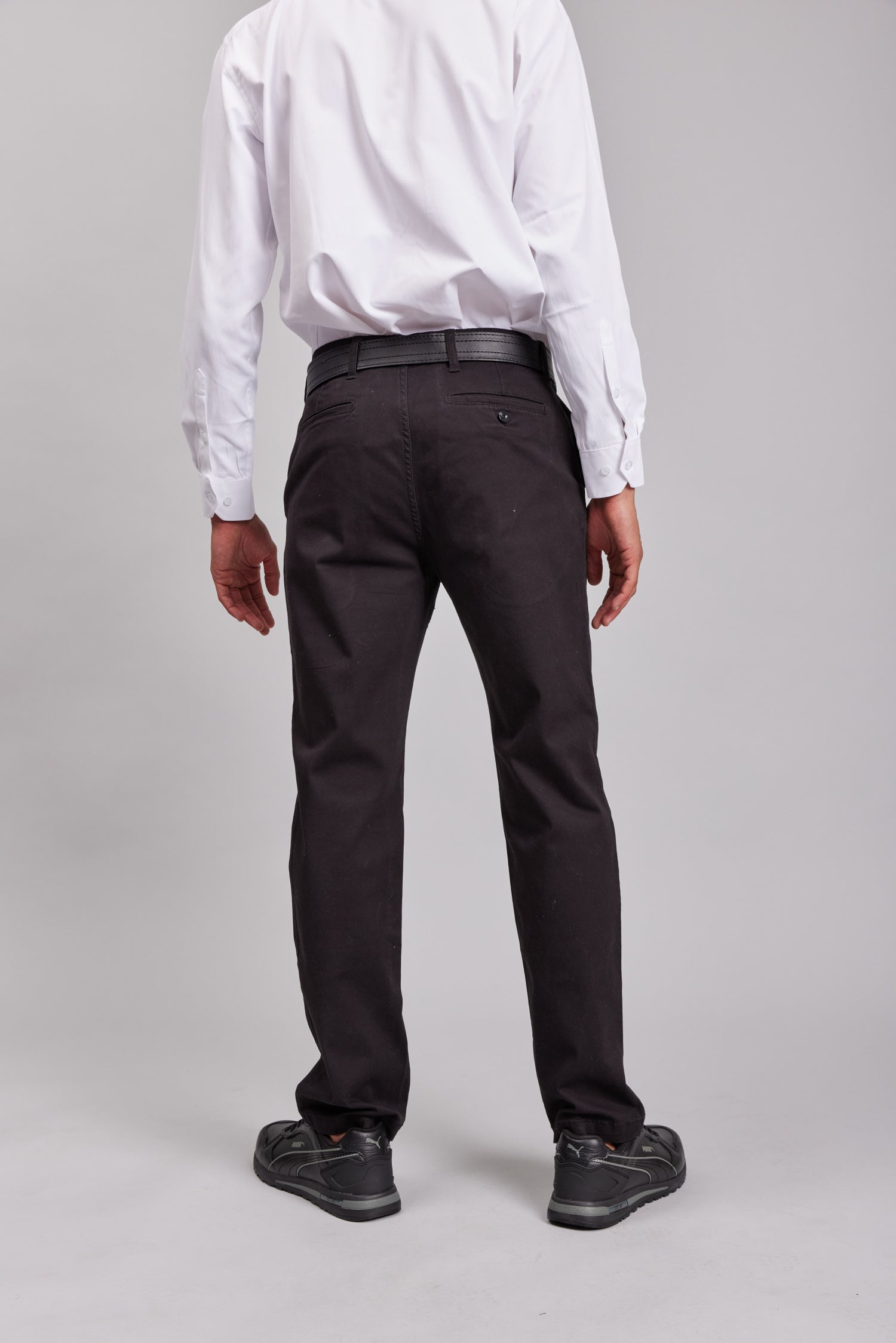 Pantalón Casual Slim Negro Hombre