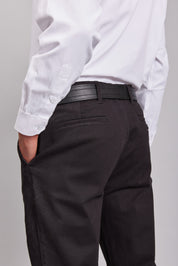 Pantalón Casual Slim Negro Hombre