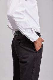 Pantalón Casual Slim Negro Hombre