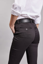 Pantalón Casual Slim Negro Mujer