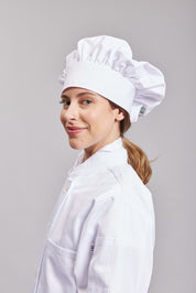 Gorro Champiñón Prime Chef Blanco
