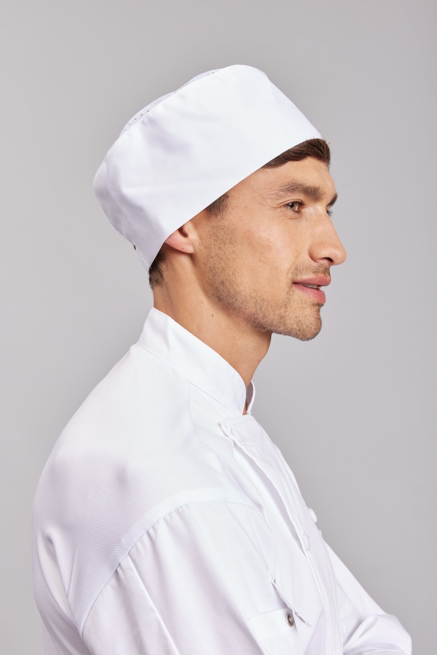 Beanie Cool Mesh Prime Chef Blanco