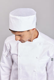 Beanie Cool Mesh Prime Chef Blanco