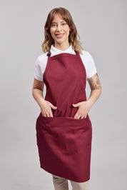 Delantal Pechera Prime Chef Sydney Burgundy