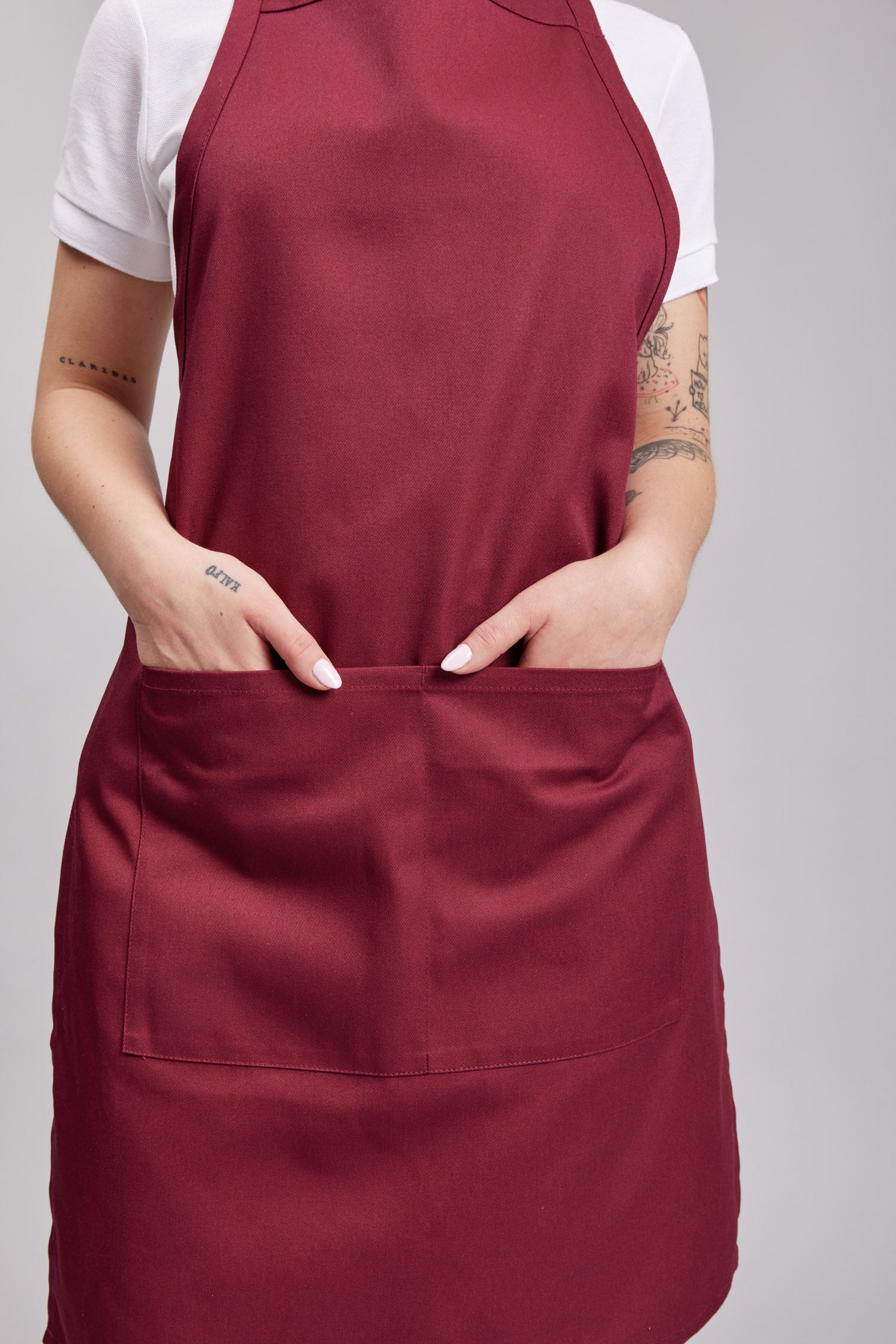 Delantal Pechera Prime Chef Sydney Burgundy