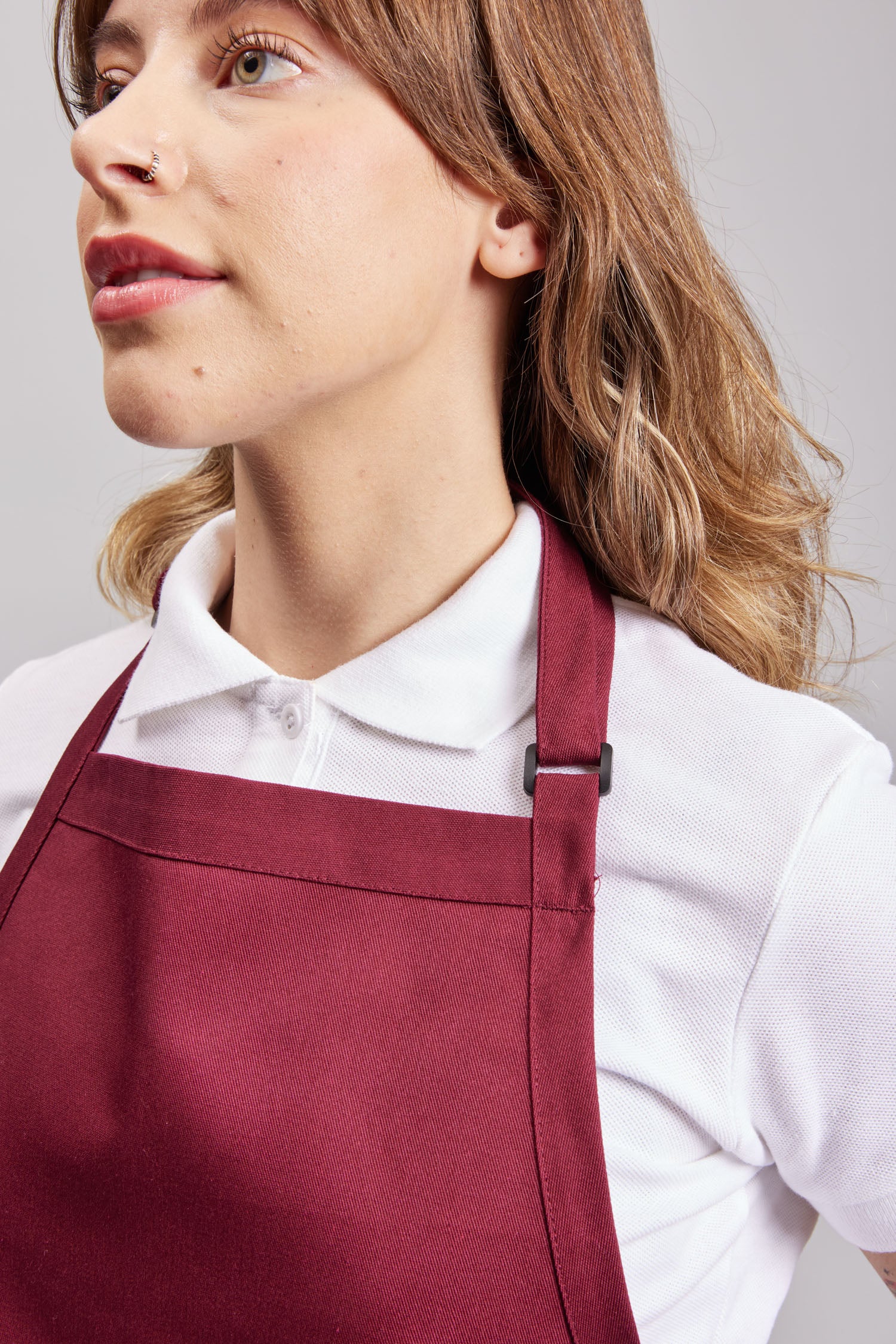 Delantal Pechera Prime Chef Sydney Burgundy