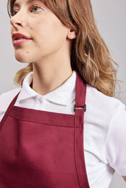 Delantal Pechera Prime Chef Sydney Burgundy