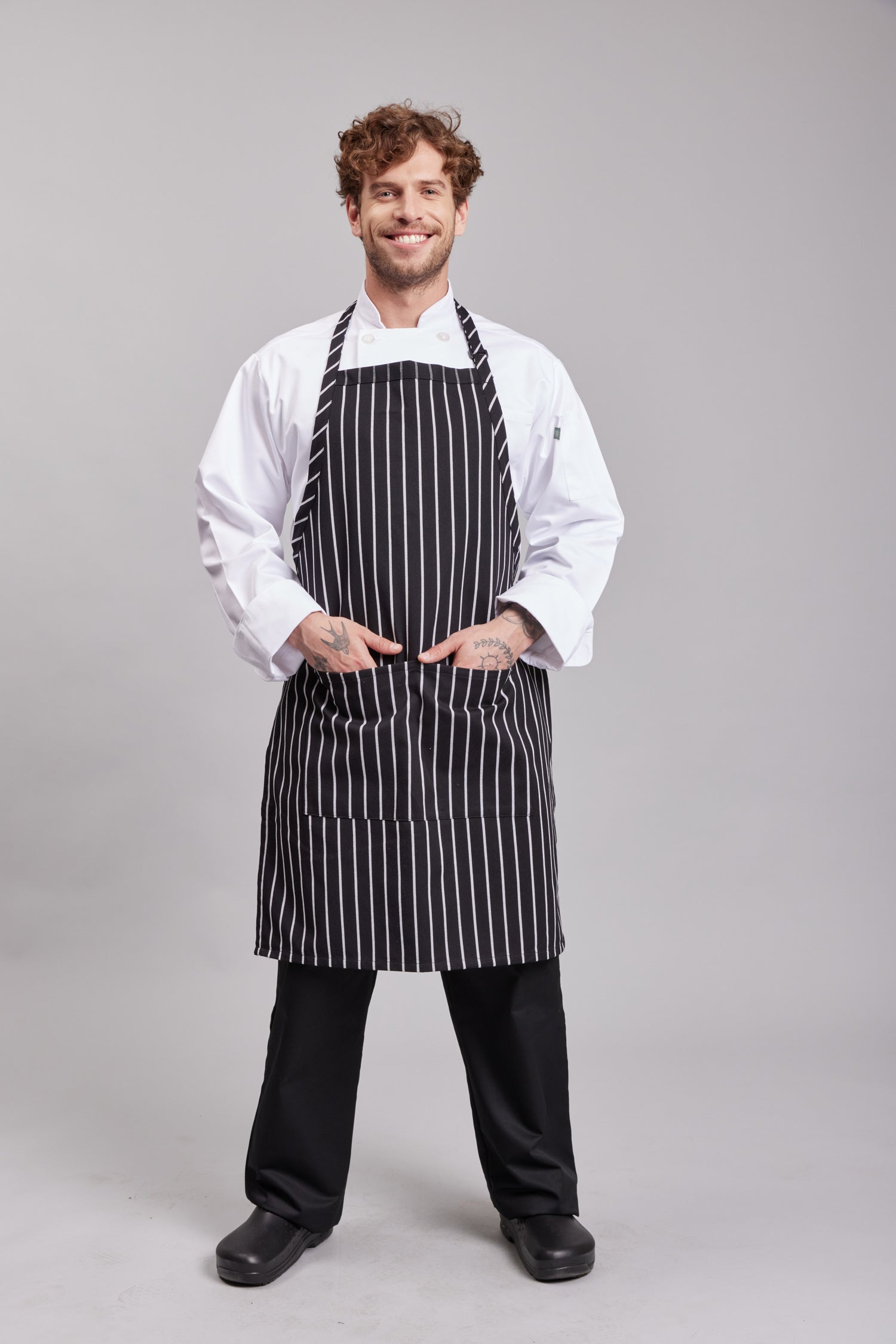 Delantal Pechera Prime Chef Sydney Rayado