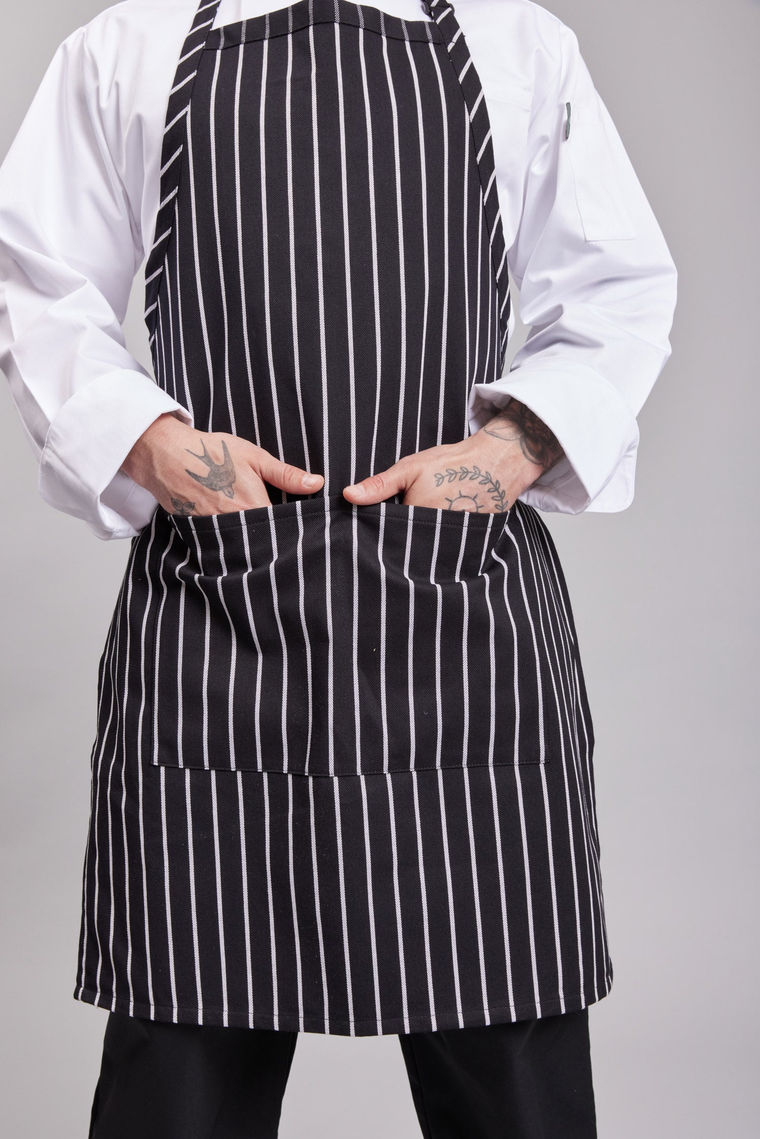 Delantal Pechera Prime Chef Sydney Rayado