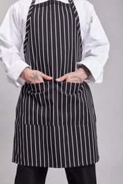 Delantal Pechera Prime Chef Sydney Rayado
