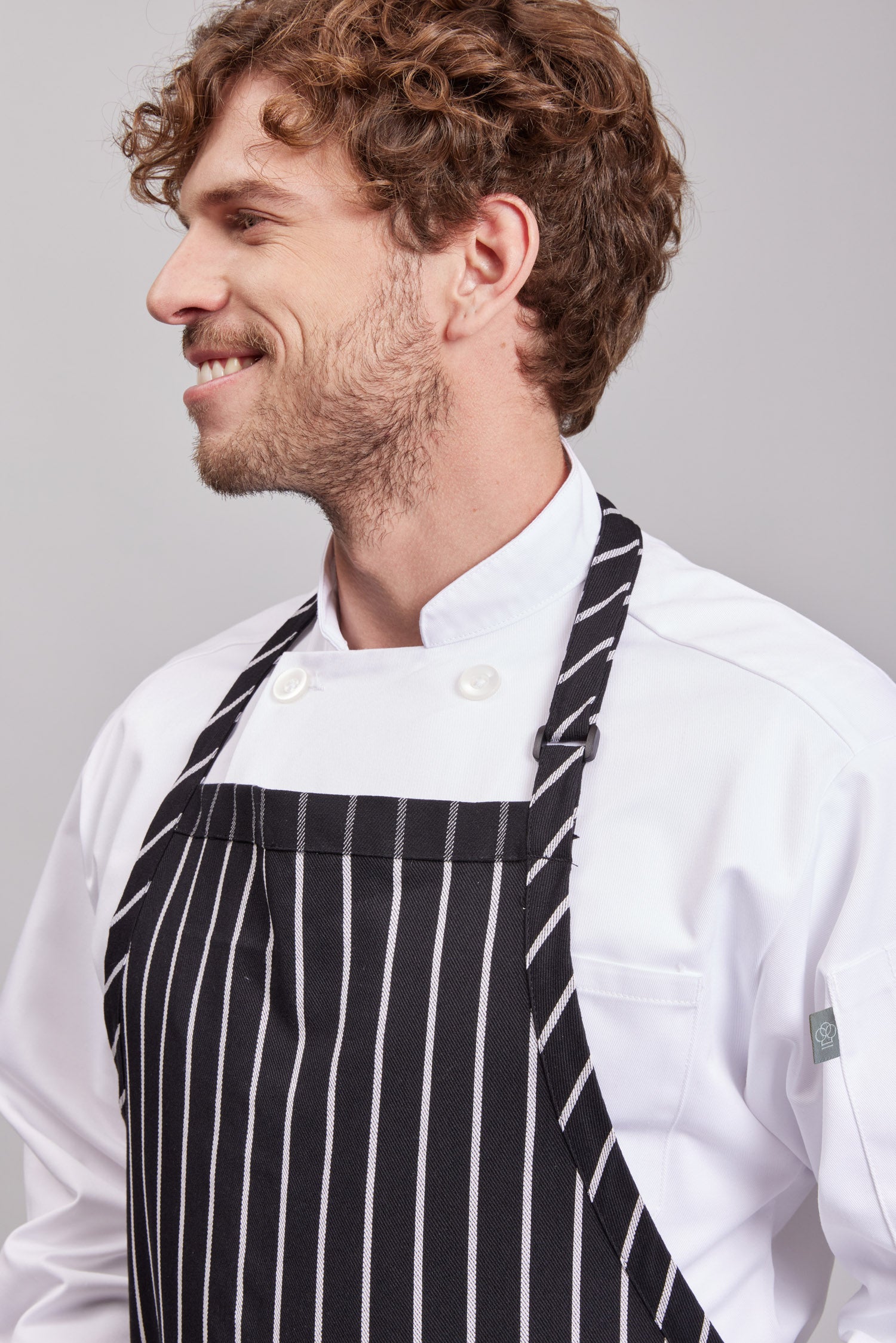 Delantal Pechera Prime Chef Sydney Rayado