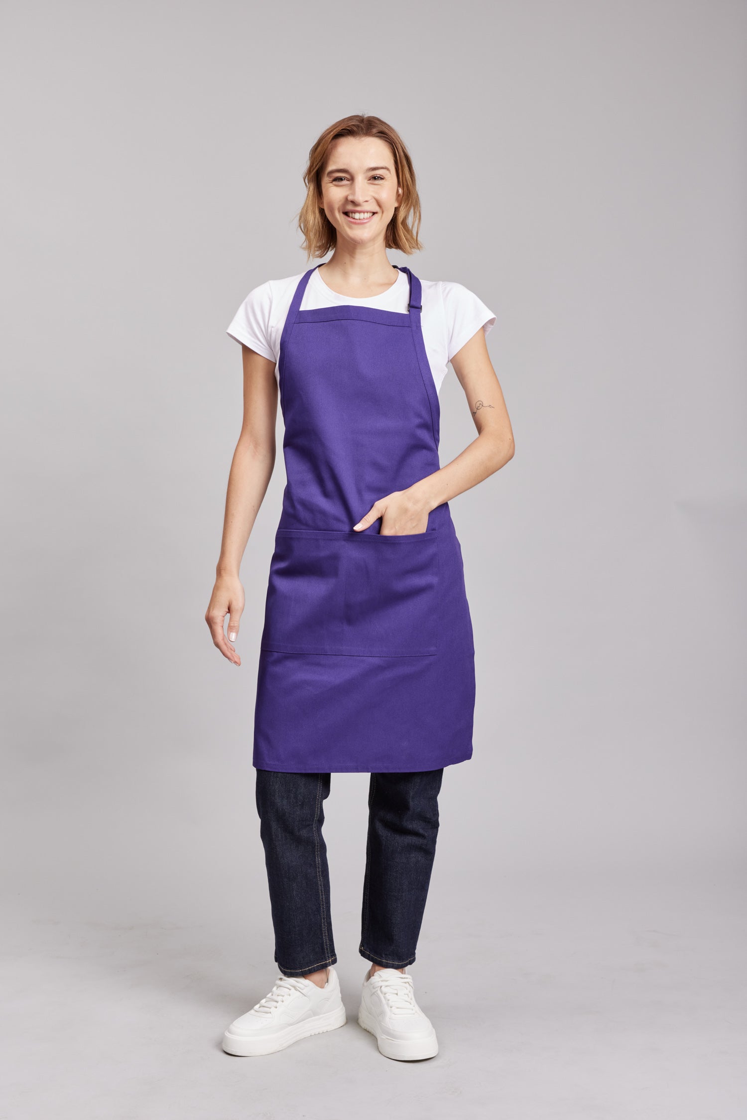 Delantal Pechera Prime Chef Sydney Morado